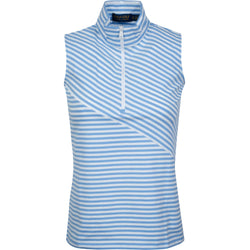 womens-sleeveless-1-4-zip-stripe-blocked-cotton-lycra-jersey-pure-white-blue-lagoon