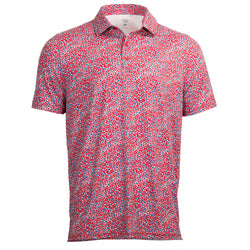1764 Signature Bloom Polo- Red/White/Blue