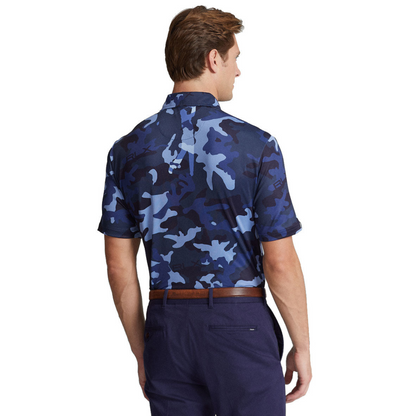 RLX Lightweight Airflow Jersey Novelty Print Polo - Camo Driver