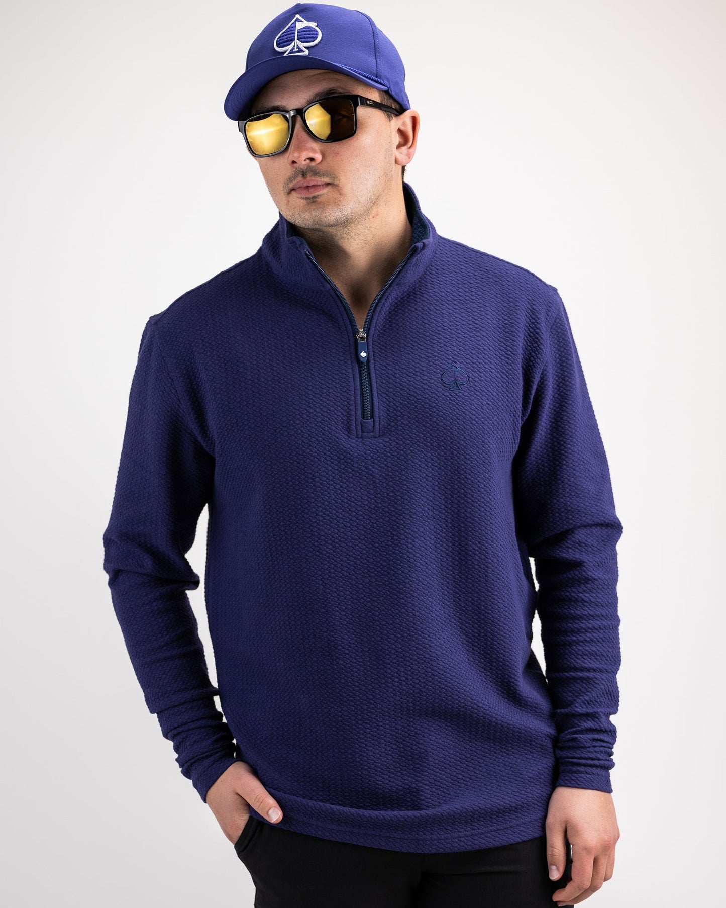 Player Preferred™ Waffle Knit Pullover - Navy