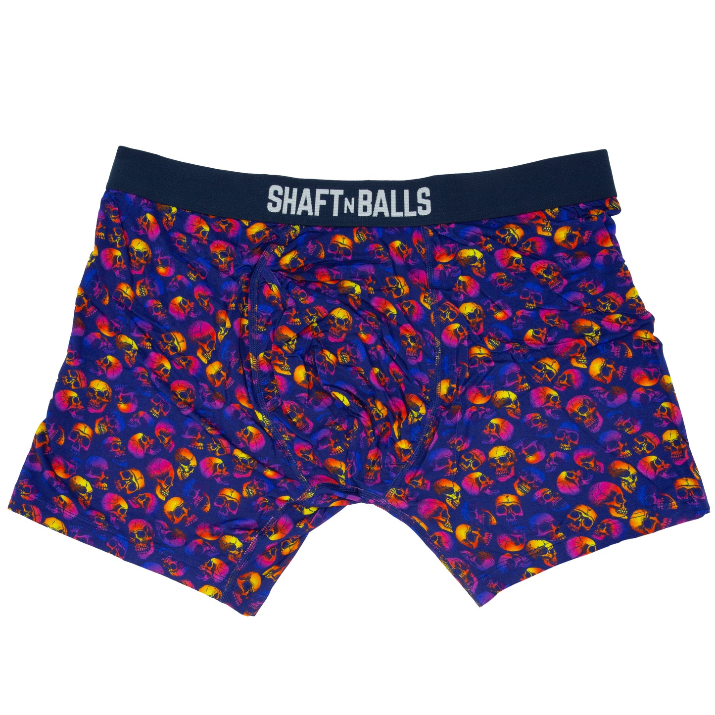 Glowing Skull Boxers - Indigo