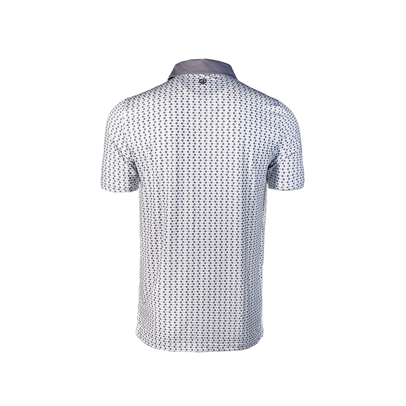 Graham Polo- White/Grey - Short Par 4