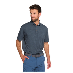 Cloud Lightweight Solid Polo - Black Heather