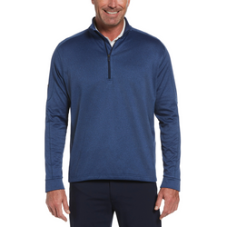 Callaway Midweight Waffle Knit Layer - Dark Moody Blue Heather