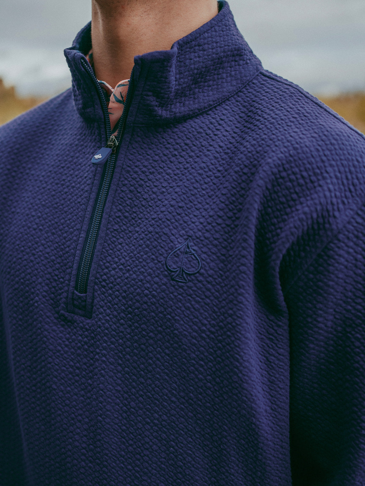 Player Preferred™ Waffle Knit Pullover - Navy