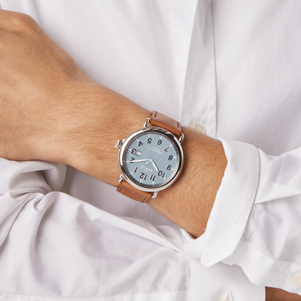 The Runwell 41 MM - Stone Blue