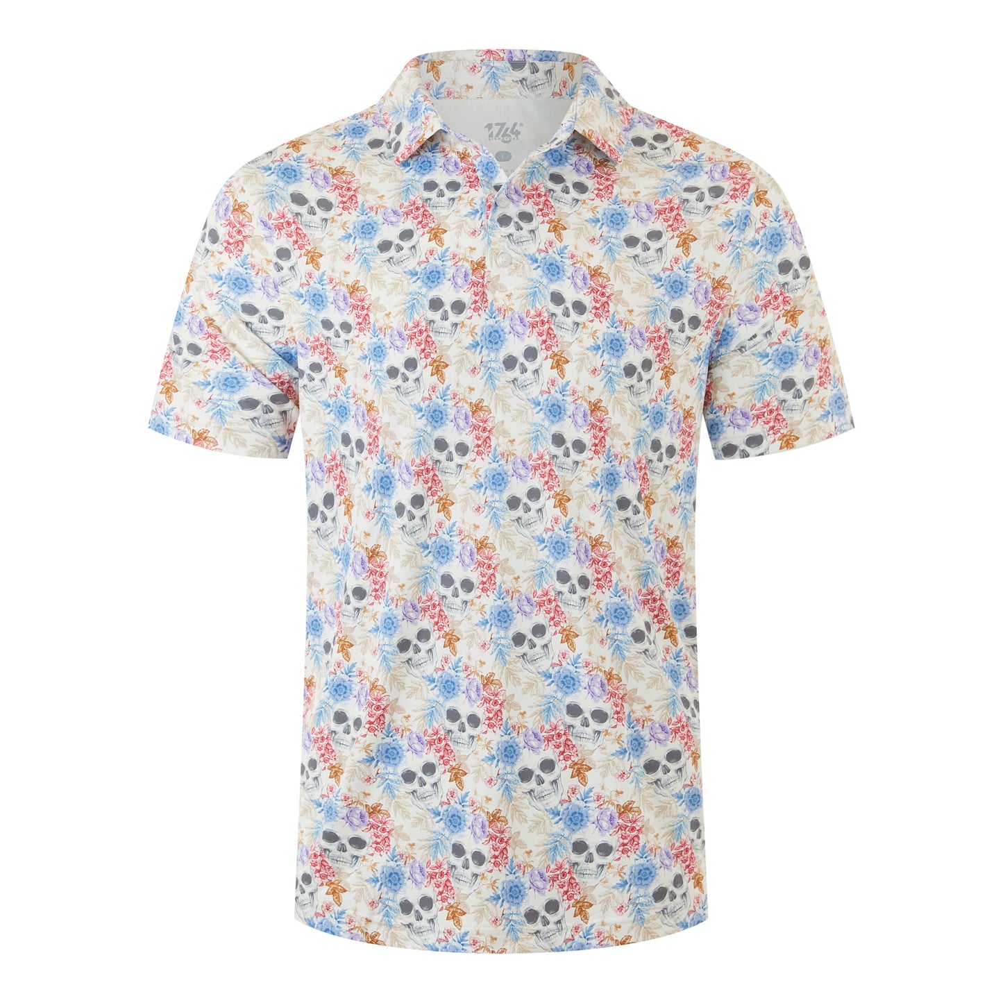 Skulls N Flowers Polo