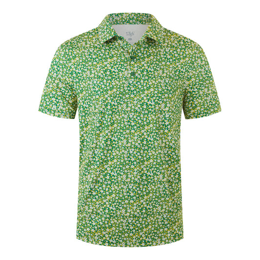 Bloom Junior Polo- Green/White/Yellow