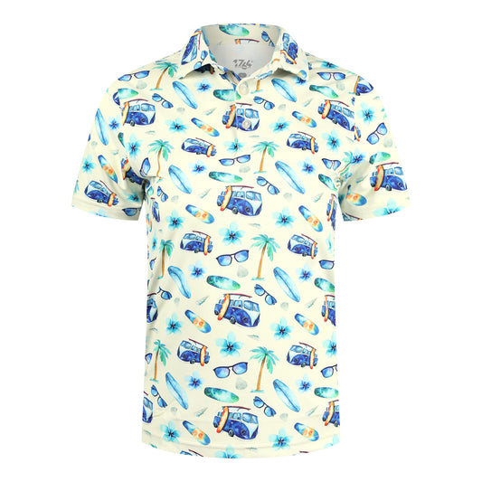 Clean Wave Junior Polo- Pale Yellow