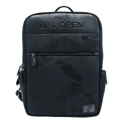 Limited Edition 124th U.S. Open Premium Leather Backpack - Black Camo