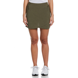 callaway-womens-16-heather-perforated-golf-skort-industrial-green-heather