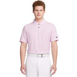 Nike Men's Dri-Fit Heather Tour Polo - Light Arctic Pink