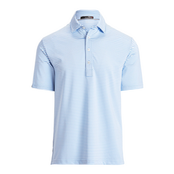 RLX-Lightweight Airflow Jersey Polo - Blue Rain / Pure White